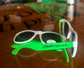 Logo Sunglasses - White and Neon